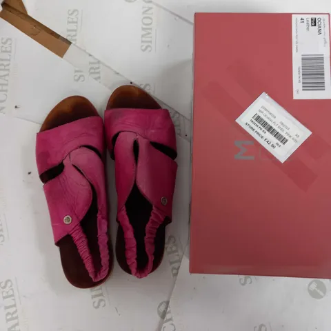 MODA OCIANA PINK LEATHER SANDAL SIZE 7