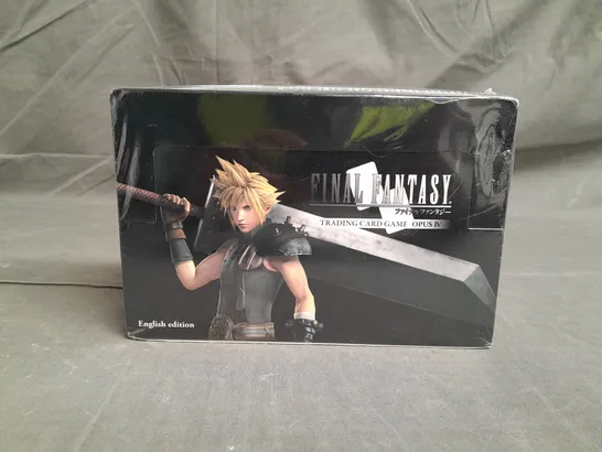 BOXED AND SEALED FINAL FANTASY TRADING CARD GAME OPUS IV