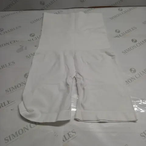 CONTURVE HIGH SAISTED SHAPER SHORTS IN WHITE - 3XL