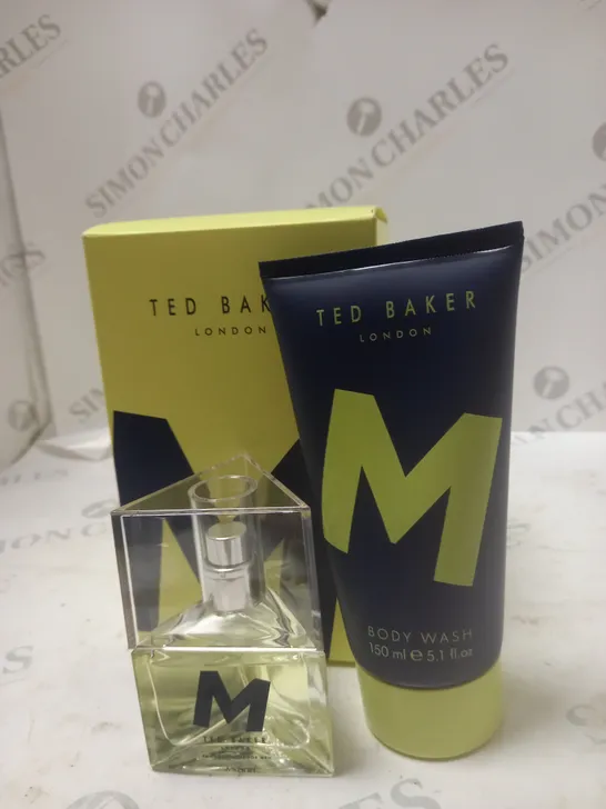 TED BAKER M 30ML EAU DE TOILETTE SPRAY + 150ML BODY WASH GIFT SET 2023