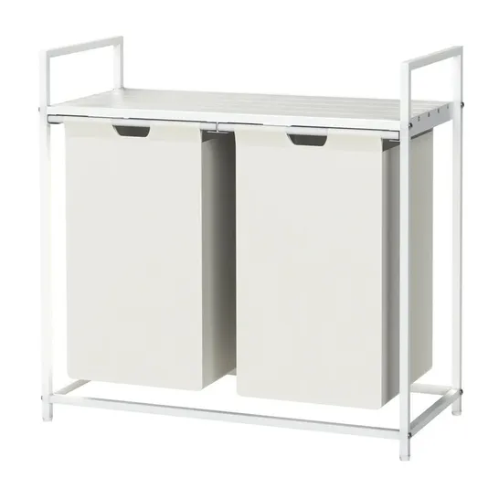 SINGLE TIER LAUNDRY UNIT- WHITE