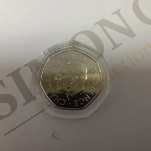 CORONATION OF KING CHARLES III COMMEMORATIVE 50P COIN