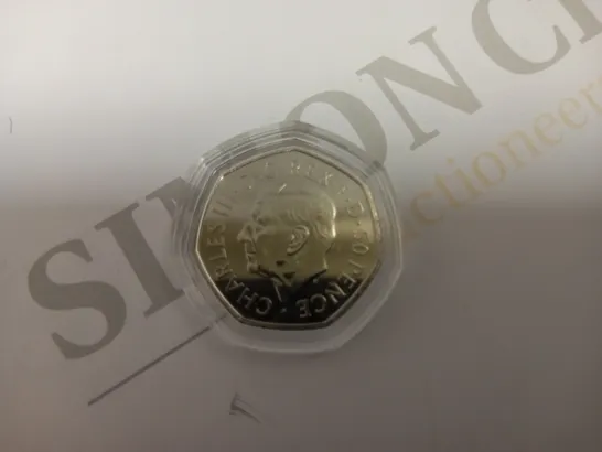 CORONATION OF KING CHARLES III COMMEMORATIVE 50P COIN