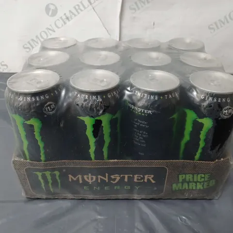 12 MONSTER ENERGY CANS (12x500ml) - COLLECTION ONLY