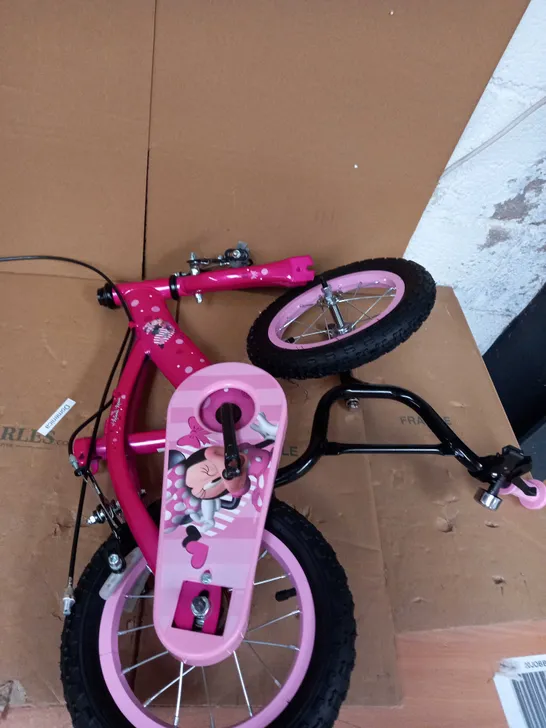 HUFFY DISNEY MINNIE MOUSE KIDS BIKE 12 INCH PINK FOR 3-5 YEAR OLD