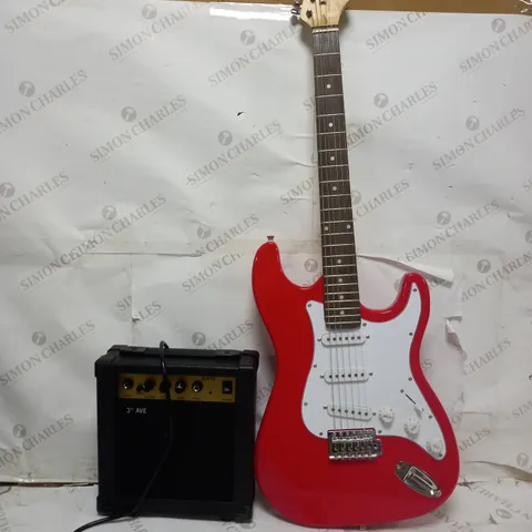 ROCKET FULL SIZE ELECTRIC GUITAR WITH AMP