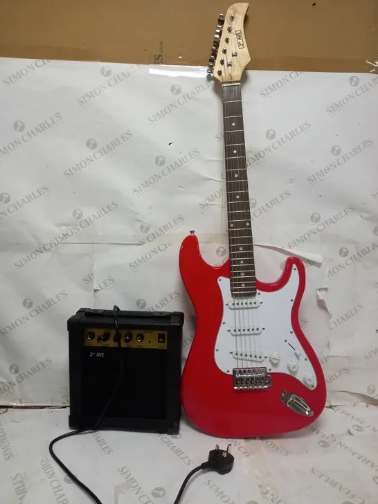 ROCKET FULL SIZE ELECTRIC GUITAR WITH AMP RRP £168.99