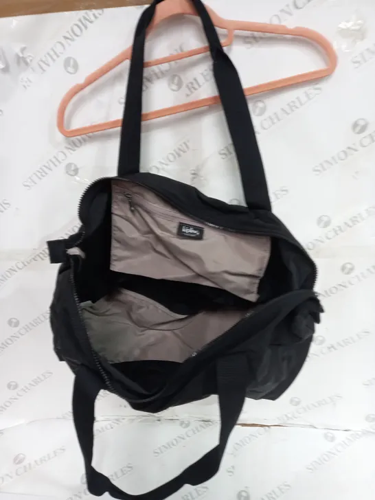 KIPLING BLACK BAG GREY INTERIOR 100% POLYESTER