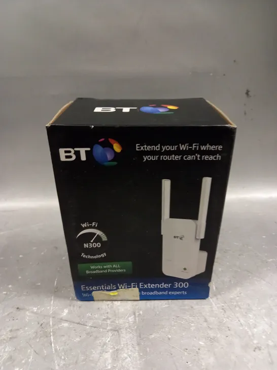 BOXED BT ESSENTIALS WIFI EXTENDER 300 