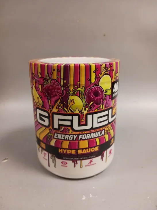 SEALED G FUEL ENERGY FORMULA HYPE SAUCE DIETARY SUPPLEMENT  