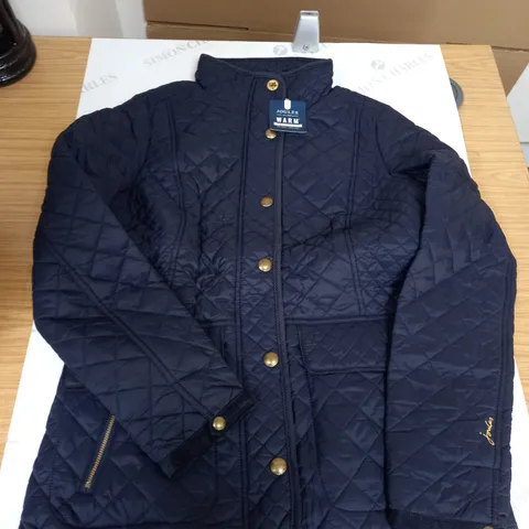 JOULES WARM WELCOME NAVY JACKET WITH BUTTONS - SIZE 10