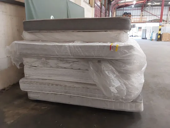 PALLET OF 7x BAGGED AND UNBAGGED MATTRESSES - ASSORTED SIZES, BRANDS AND CONDITIONS