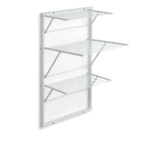 BOXED ALUMINIUM WALL MOUNTED DRYING RACK