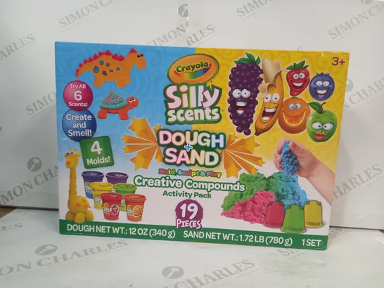 CRAYOLA SILLY SCENTS DOUGH + SAND CREATIVE COMPOUNDS