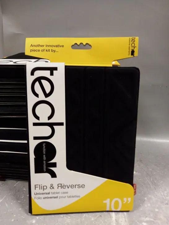 LOT OF 13 TECH21 10" FLIP AND REVERSE UNIVERSAL TABLET CASES