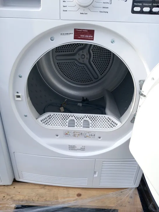 RUSSELL HOBBS RH8CTD701 FREESTANDING CONDENSER DRYER (COLLECTION ONLY)