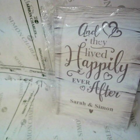 PERSONALISED HAPPILY EVER AFTER METAL SIGN