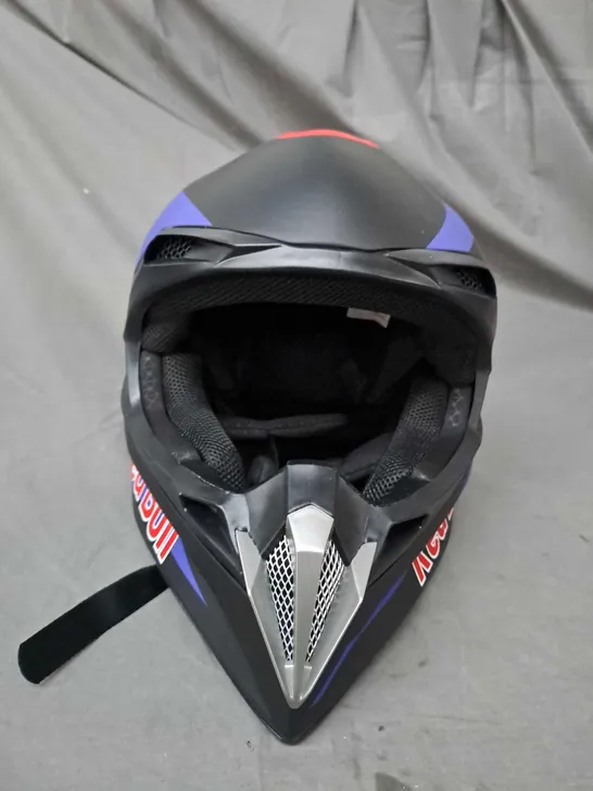 RED BULL DOT FMVSS 218 FULL FACE HELMET 