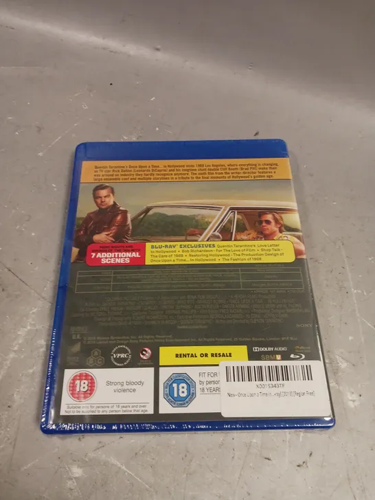 SEALED ONCE UPON A TIME IN HOLLYWOOD BLU-RAY 