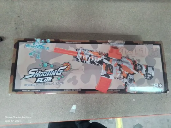 BOXED SHOOTING ELITE HIGH SPEED RAPID FIRE ELECTRIC WATER BOMB GUN