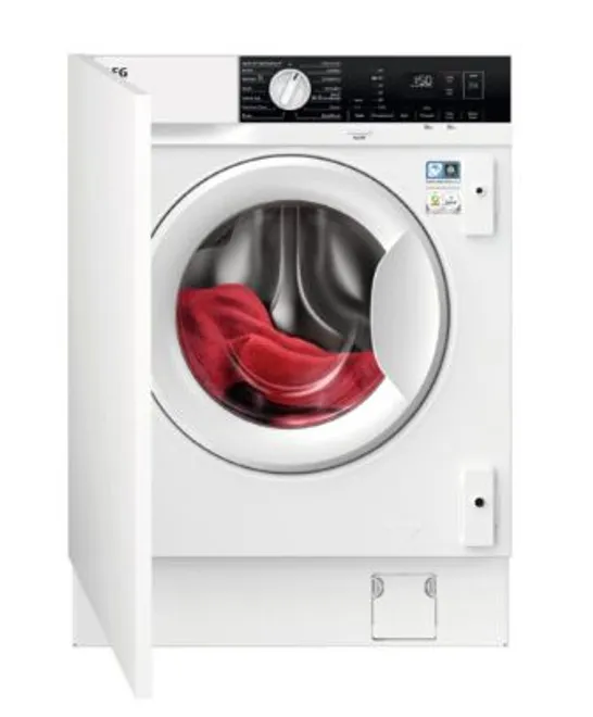 AEG 6000 SERIES LX6WG84634BI INTEGRATED 8KG / 4KG WASHER DRYER WITH 1600 RPM – WHITE – D RATED [WASH&DRY]