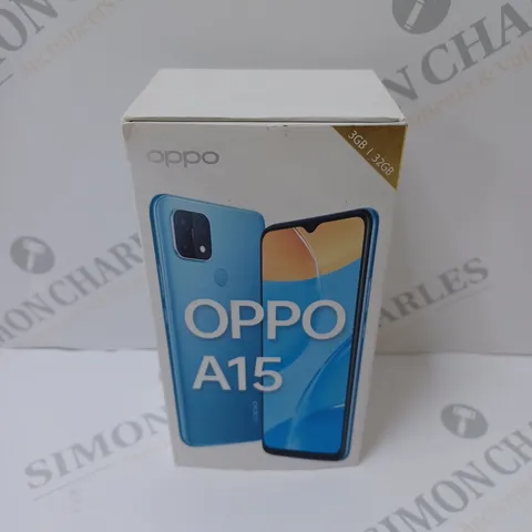 BOXED OPPO A15 SMARTPHONE 32GB IN DYNAMIC BLACK