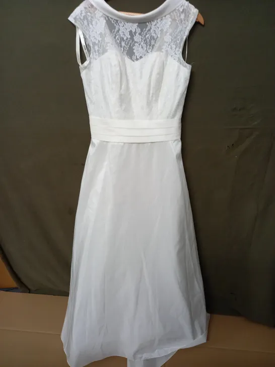 BERKETEX EMILY FOX LACE SHOULDERED WEDDING DRESS - 14