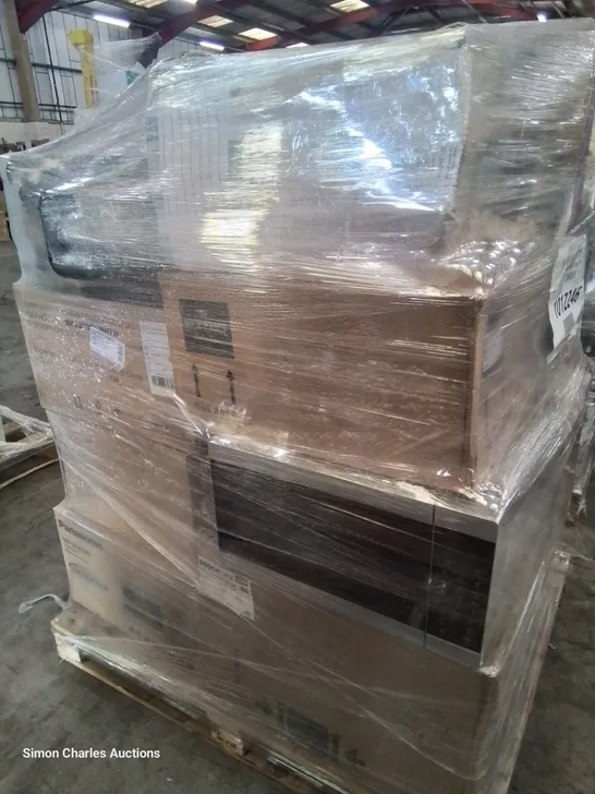 PALLET OF APPROXIMATELY 15 ASSORTED MICROWAVES TO INCLUDE