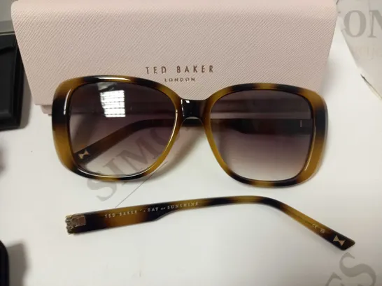 BOX OF 4 PAIRS OF SUNGLASSES TO INCLUDE KATIE LOXTON SANTORININ SUNGLASSES, KATIE LOXTON VALENCIA SUNGLASSES, TED BAKER MARGO LARGE SUNGLASSES RRP £135