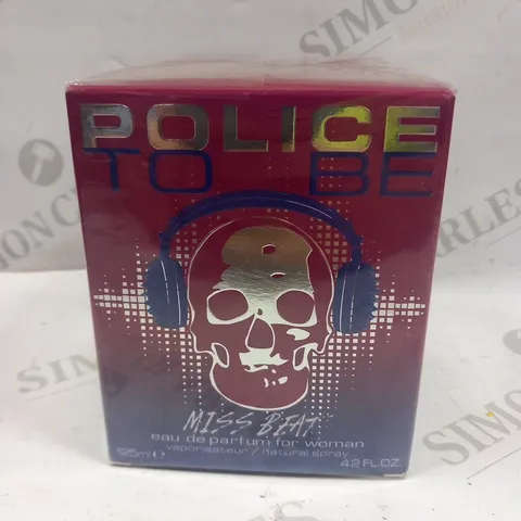 BOXED AND SEALED POLICE TO BE MISS BEAT EAU DE PARFUM FOR WOMEN 125ML