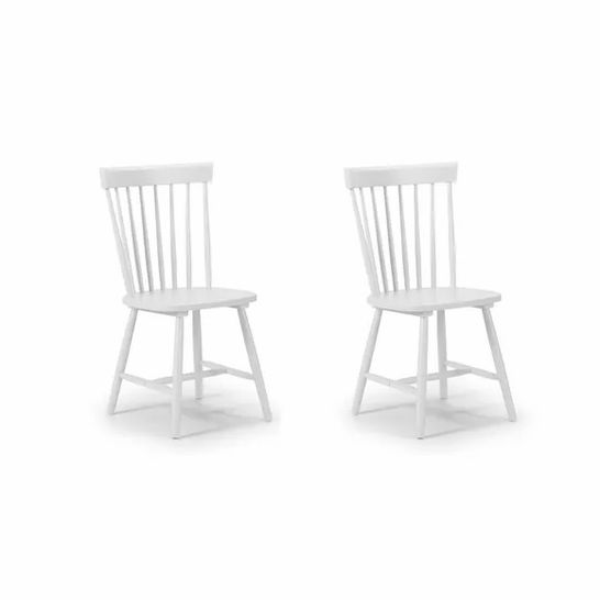 BOXED TORINO SET OF 2 DINING CHAIRS 