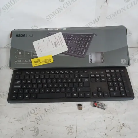 ASDA TECH WIRELESS  SILENT KEYBOARD