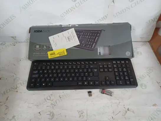 ASDA TECH WIRELESS  SILENT KEYBOARD