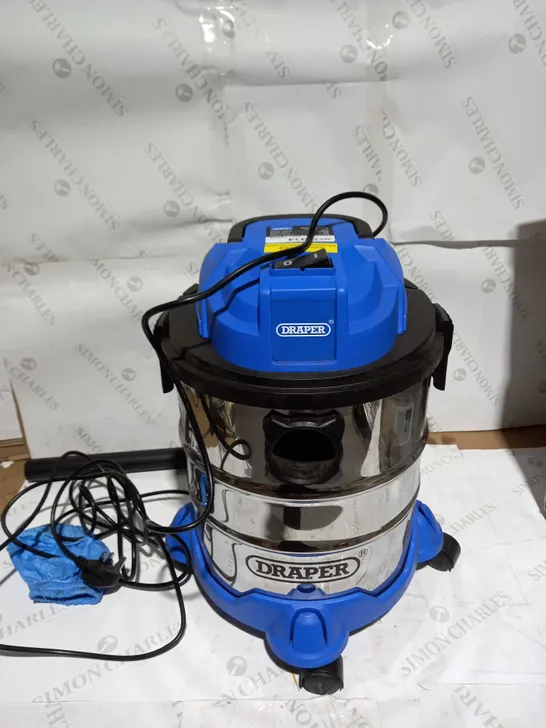 DRAPER 20515 WET AND DRY 1250W VACUUM CLEANER