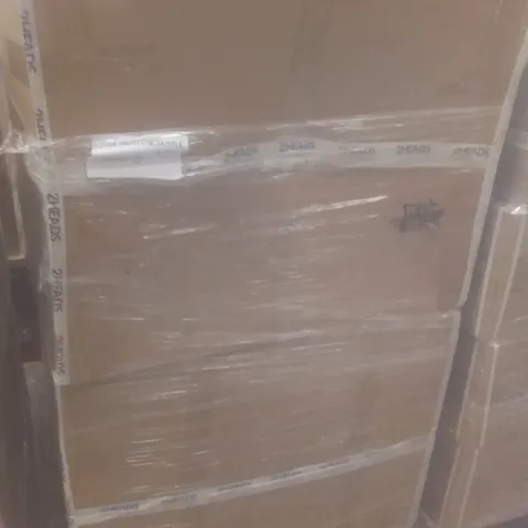 PALLET OF APPROXIMATELY 2 BOXES OF ROUND BACK DINING NATURAL CHAIRS