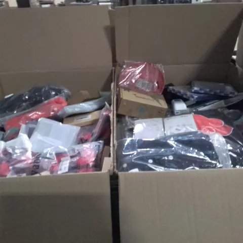 UNPROCESSED PALLET OF ASSORTED HOUSEHOLD GOODS TO INCLUDE PIXEL ART, REX BOXING GEAR, AND CHEQUERED RED SHIRT