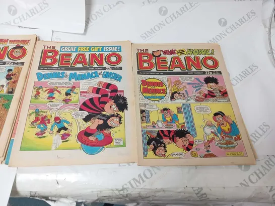 COLLECTION OF ASSORTED BEANO COMICS FROM 1989