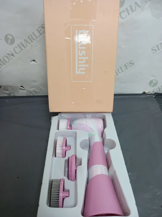 BOXED BLUSHLY CLEANSING & EXFOLIATING FACE BRUSH