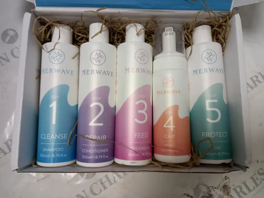 BOXED MERWAVE HAIR CARE SET (STEP 1 - 5) 