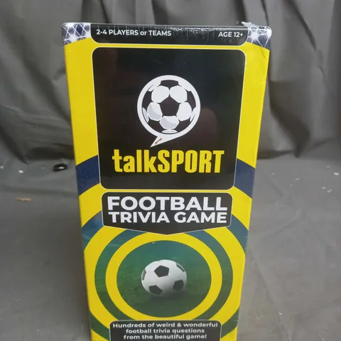 BOXED AND SEALED TALKSPORT FOOTBALL TRIVIA GAME