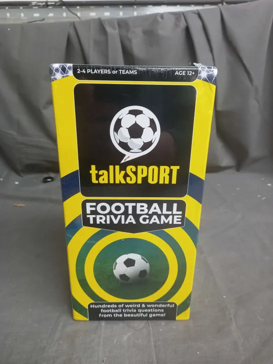 BOXED AND SEALED TALKSPORT FOOTBALL TRIVIA GAME