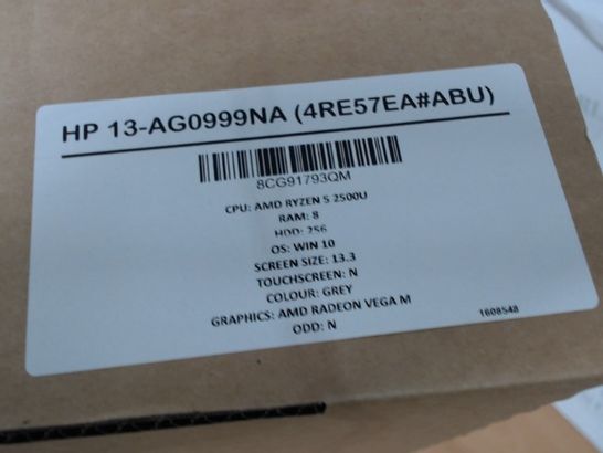 HP 13-AG0999NA 13 INCH LAPTOP