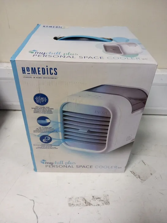 BOXED HOMEDICS MY CHILL PLUS PERSONAL SPACE COOLER 2.0 PAC-35WT-EU2