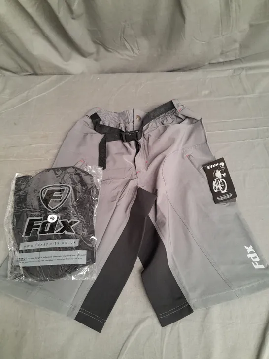 FDX DRIFTER CYCLING SHORTS IN GREY SIZE S