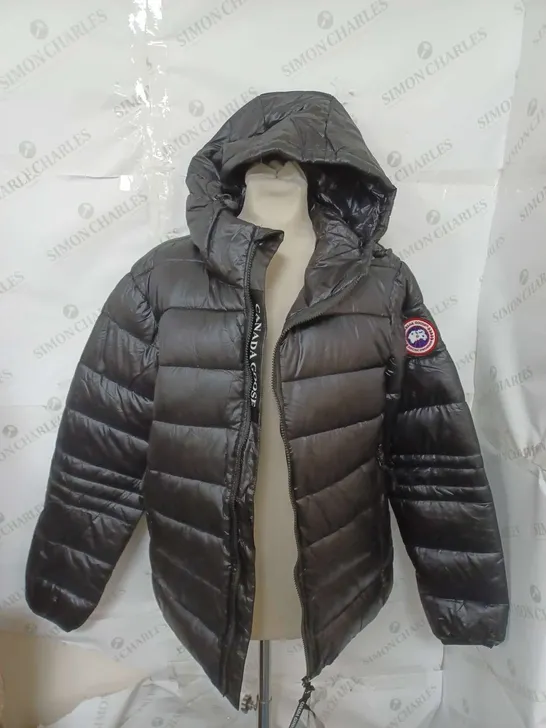 CANADA GOOSE BLACK PADDED JACKET - M