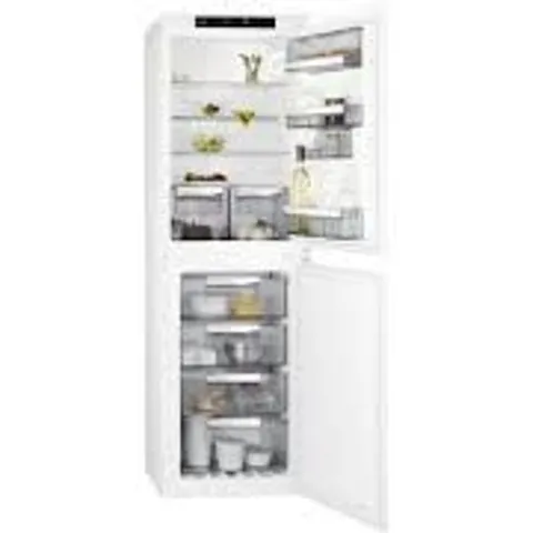 AEG INTEGRATED 50/50 FRIDGE FREEZER WHITE Model SCE818F6NS