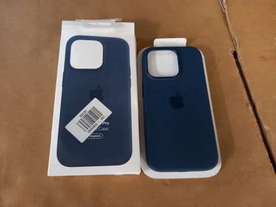 IPHONE 14 PRO SILICONE CASE IN STORM BLUE