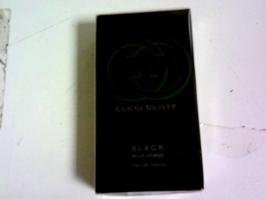 BOXED GUCCI GUILTY BLACK POUR HOMME EAU DE TOILETTE 50ML 