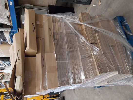 PALLET OF BOXED SPECIMEN TRANSPORT BAGS & FLAT PACKED CARDBOARD BOXES