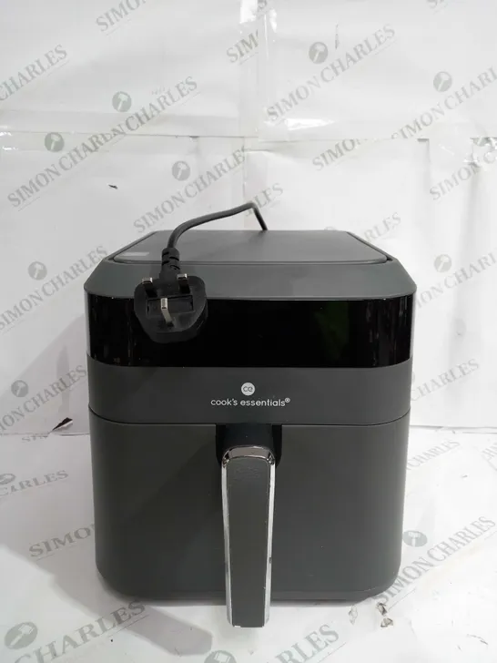 BOXED COOK'S ESSENTIALS 5.8L AIR FRYER, SLATE GREY